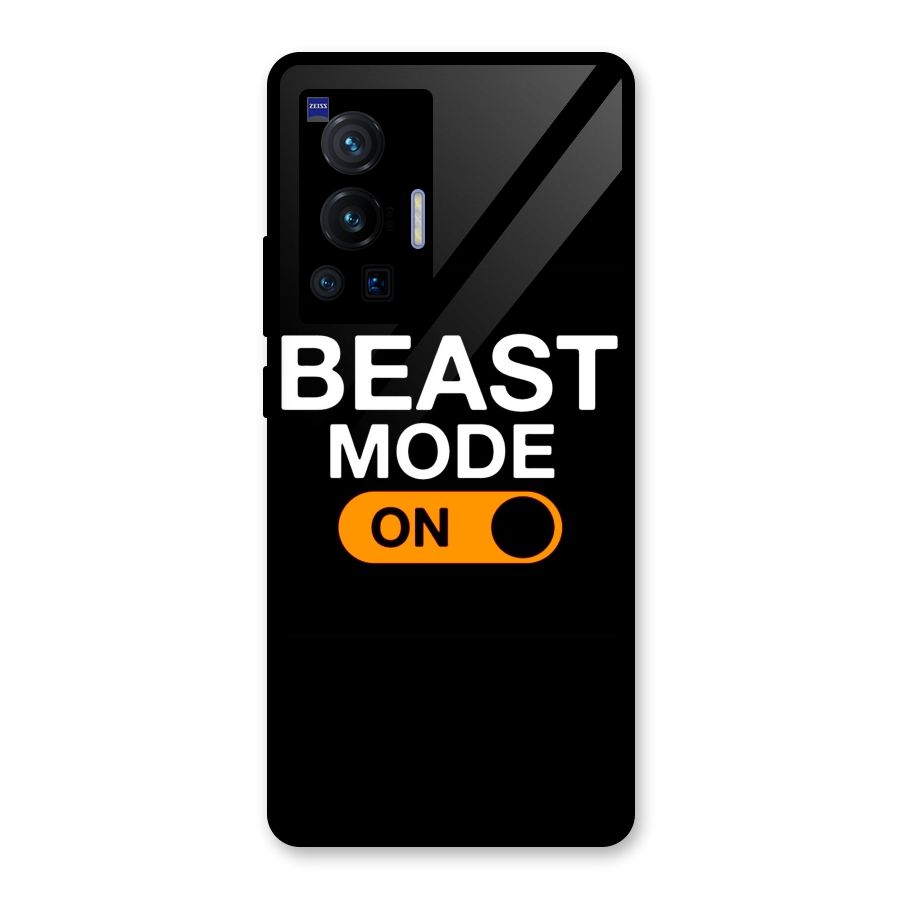 Beast Mode Switched On Glass Back Case for Vivo X70 Pro