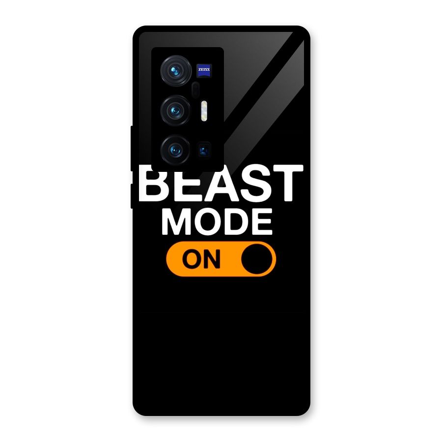 Beast Mode Switched On Glass Back Case for Vivo X70 Pro Plus