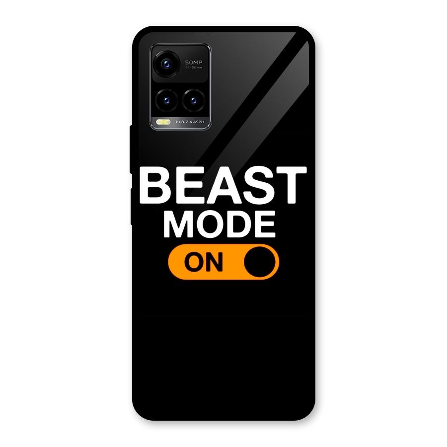 Beast Mode Switched On Glass Back Case for Vivo Y21T