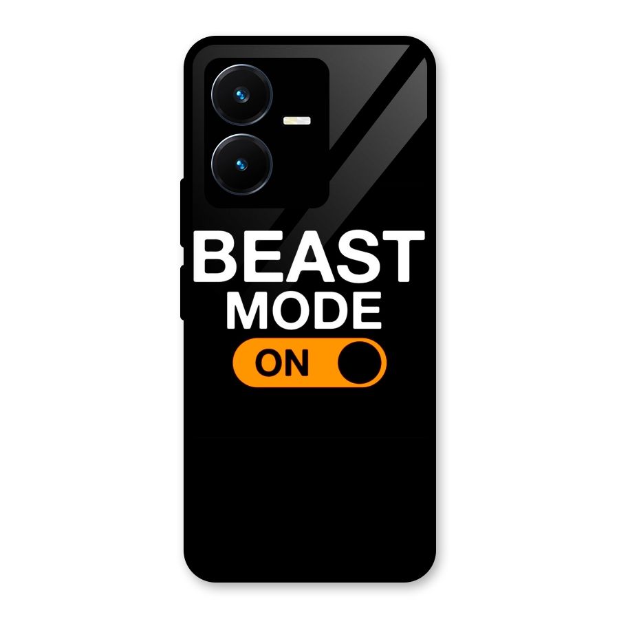 Beast Mode Switched On Glass Back Case for Vivo Y22