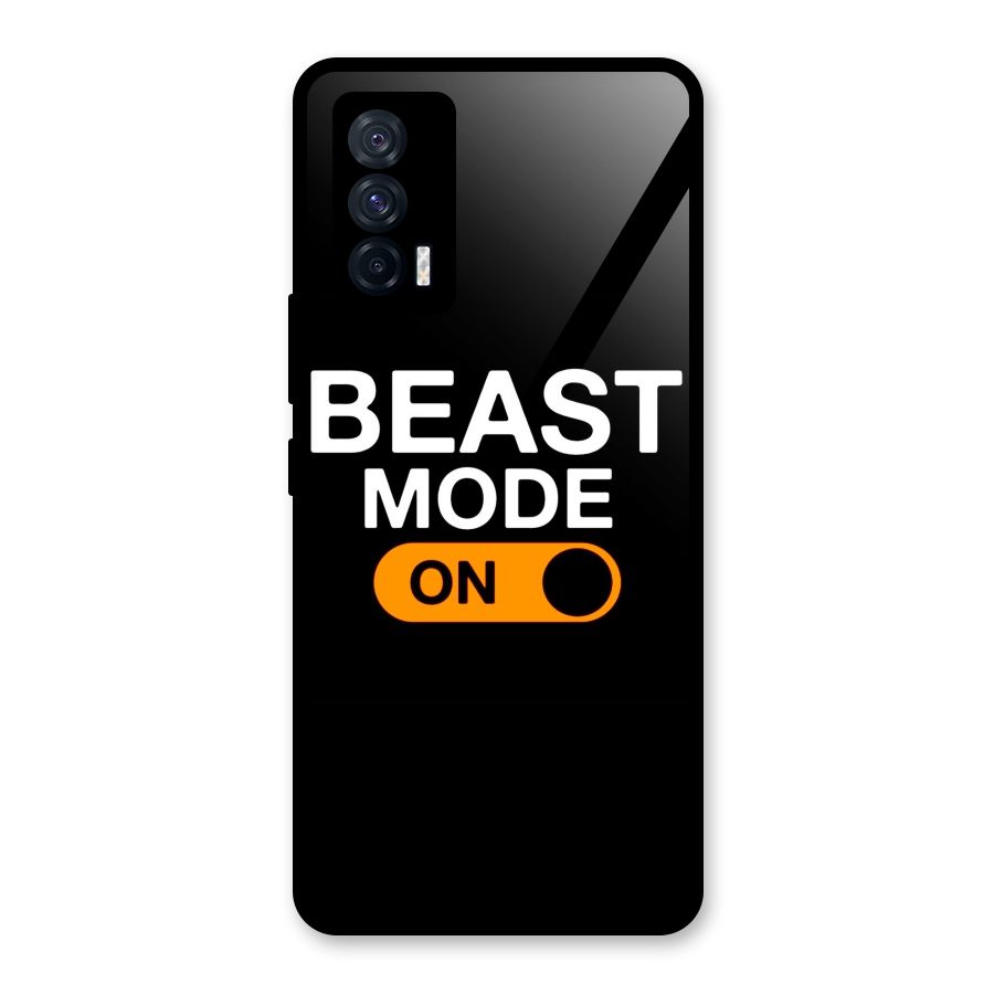 Beast Mode Switched On Glass Back Case for Vivo iQOO 7 5G