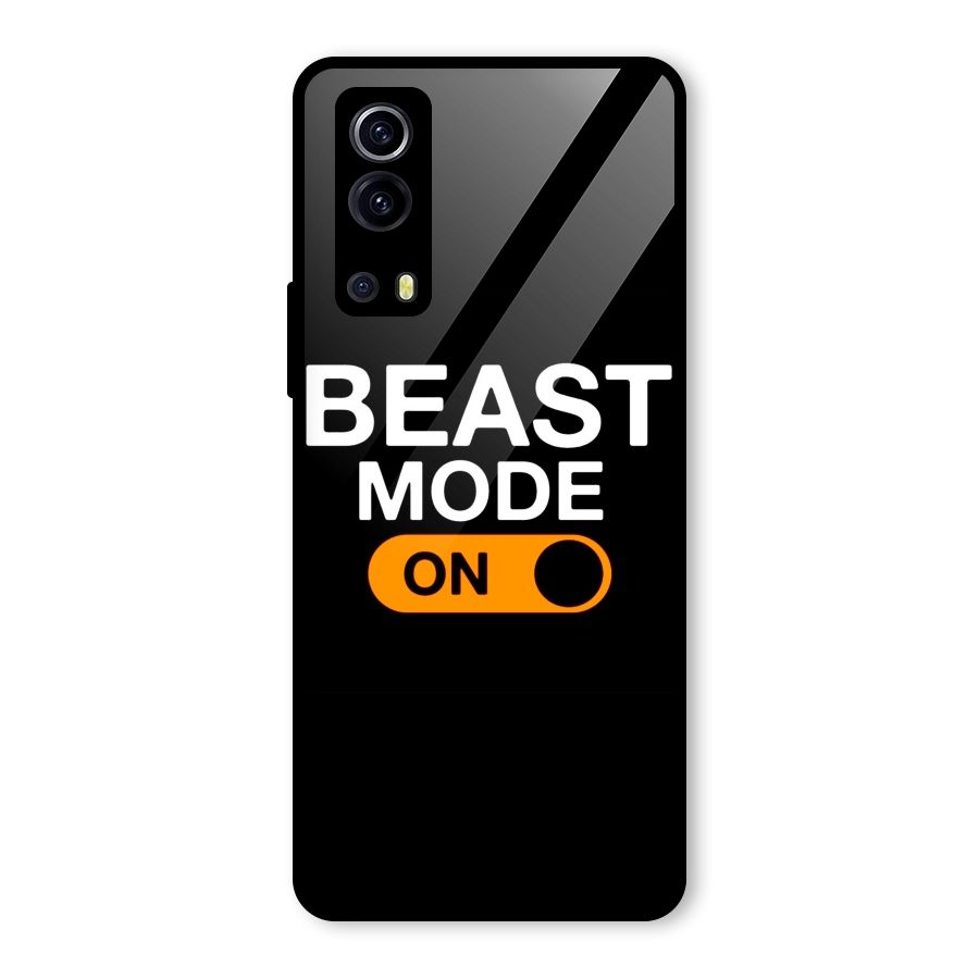 Beast Mode Switched On Glass Back Case for Vivo iQOO Z3