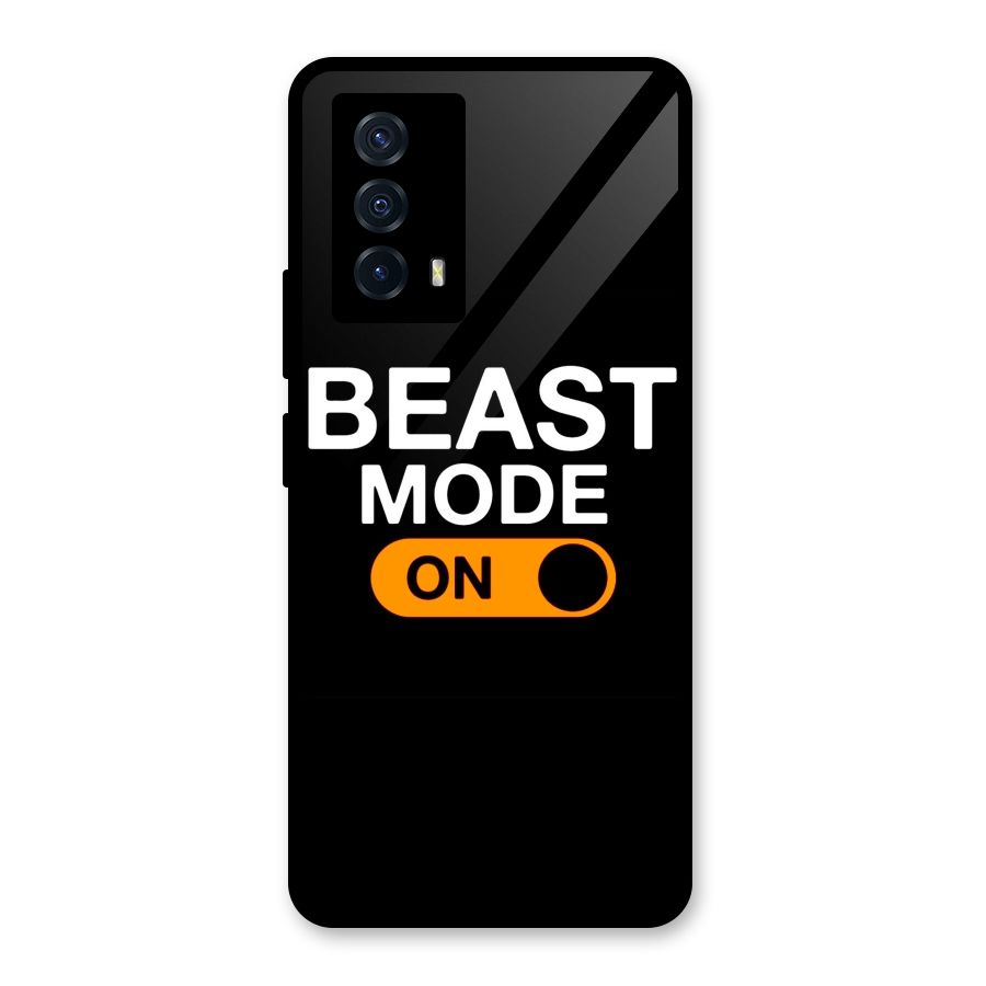 Beast Mode Switched On Glass Back Case for Vivo iQOO Z5