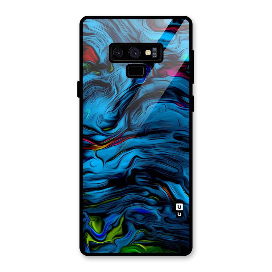 Beautiful Abstract Design Art Glass Back Case for Galaxy Note 9