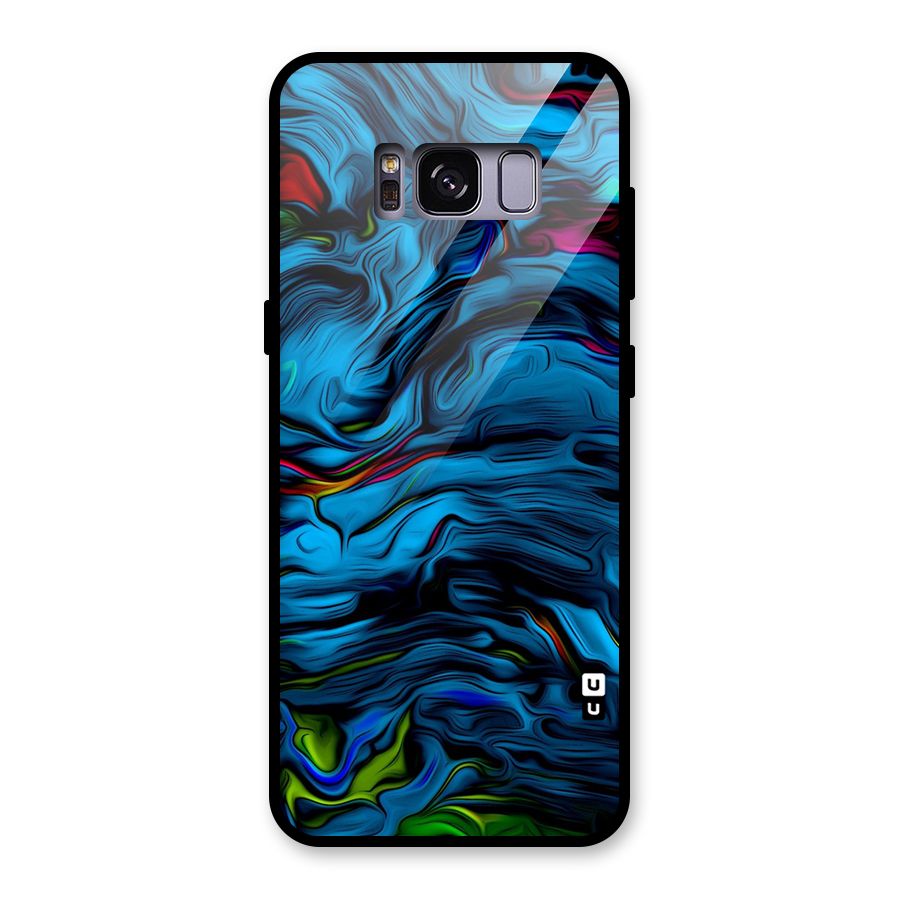 Beautiful Abstract Design Art Glass Back Case for Galaxy S8