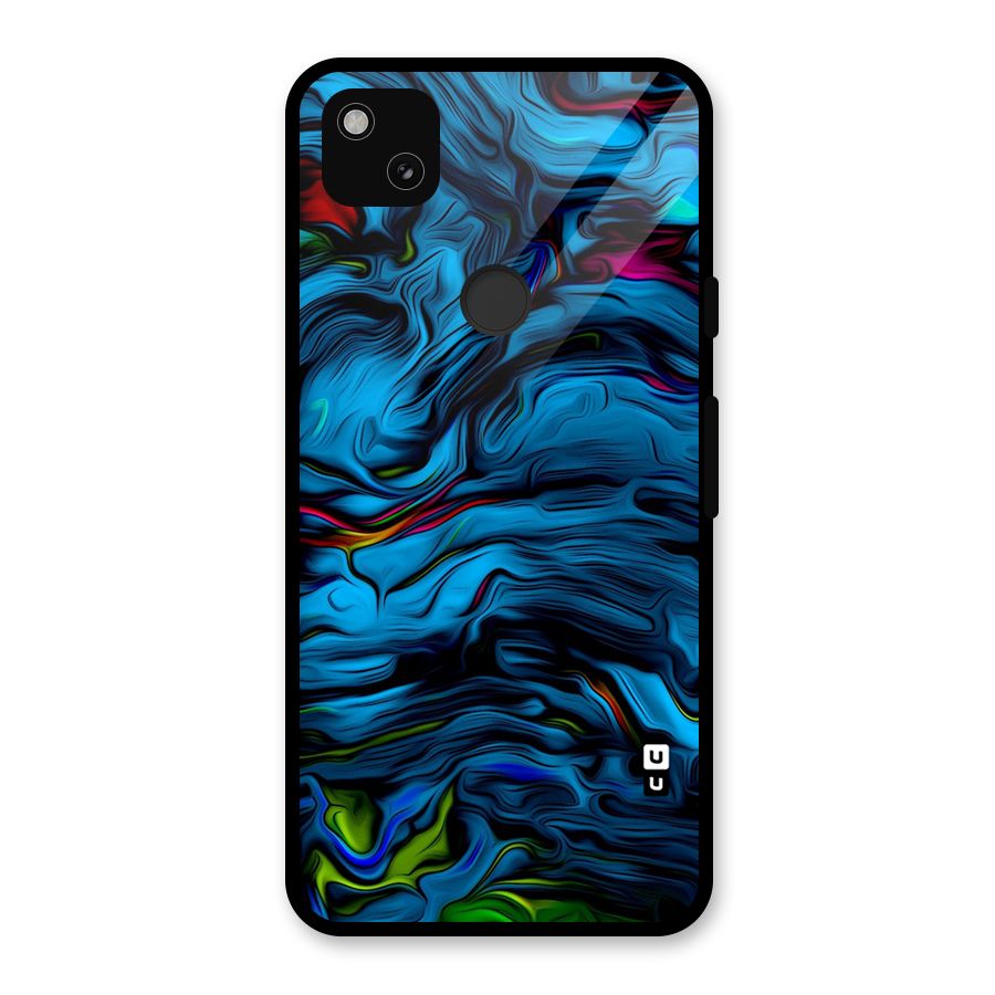 Beautiful Abstract Design Art Glass Back Case for Google Pixel 4a