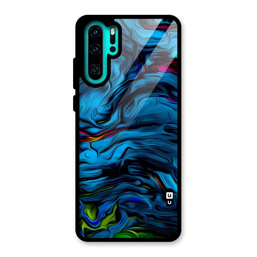 Beautiful Abstract Design Art Glass Back Case for Huawei P30 Pro