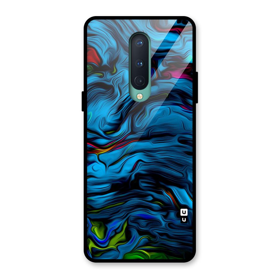 Beautiful Abstract Design Art Glass Back Case for OnePlus 8