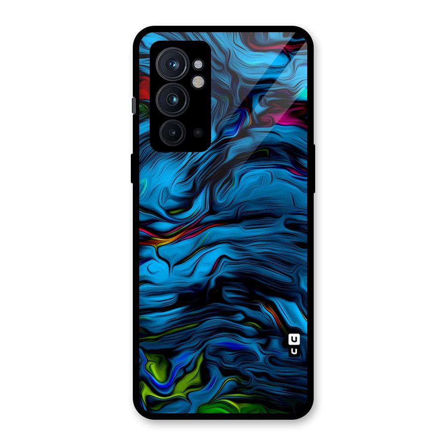 Beautiful Abstract Design Art Glass Back Case for OnePlus 9RT 5G