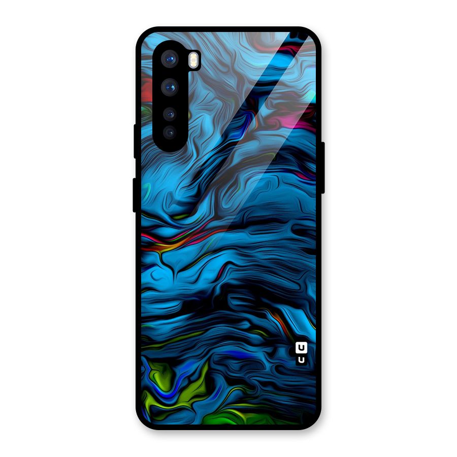 Beautiful Abstract Design Art Glass Back Case for OnePlus Nord