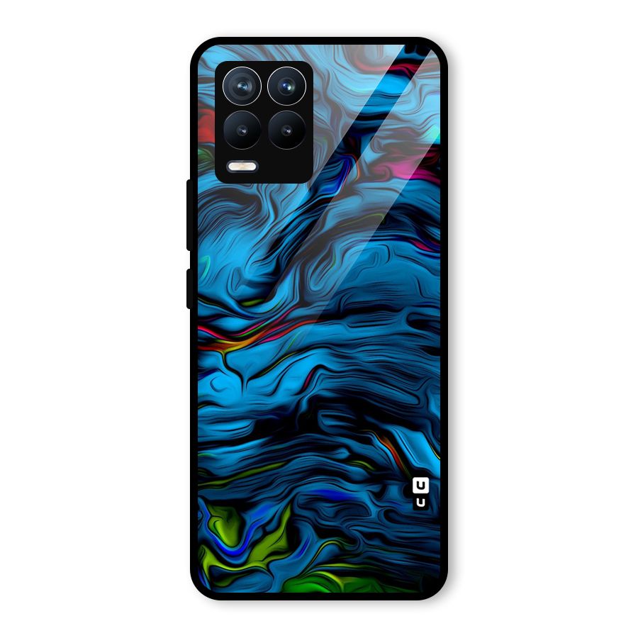 Beautiful Abstract Design Art Glass Back Case for Realme 8 Pro