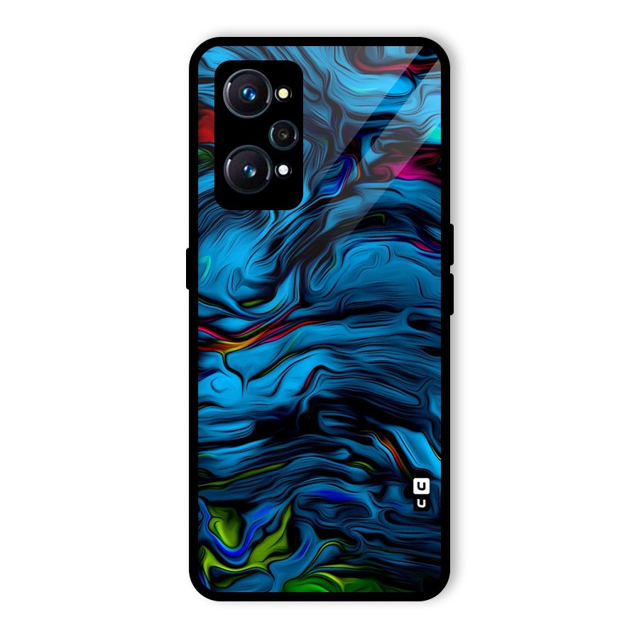 Beautiful Abstract Design Art Glass Back Case for Realme GT Neo2