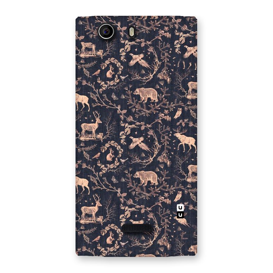 Beautiful Animal Design Back Case for Canvas Nitro 2 E311