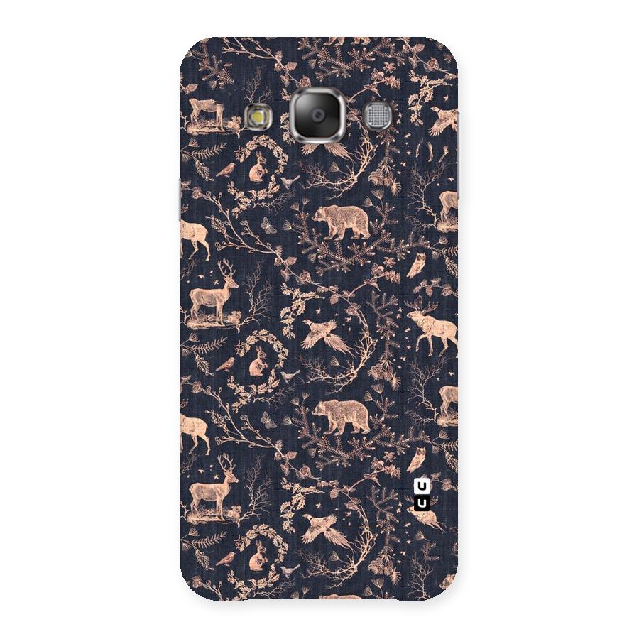 Beautiful Animal Design Back Case for Galaxy E7