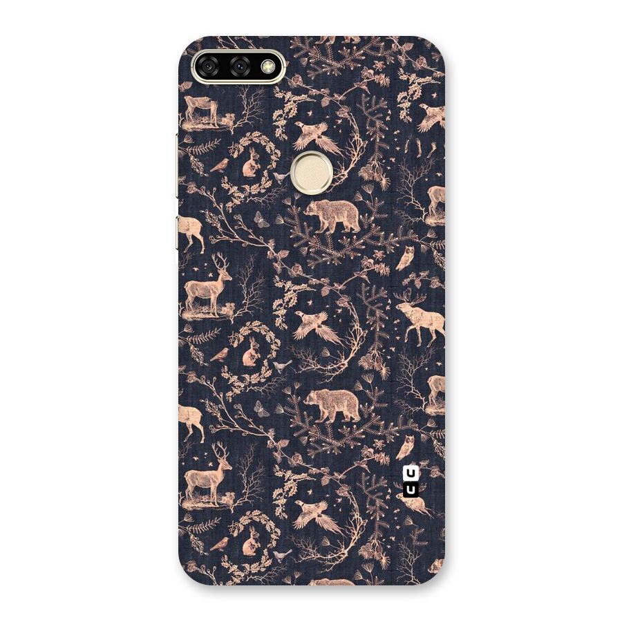 Beautiful Animal Design Back Case for Honor 7A