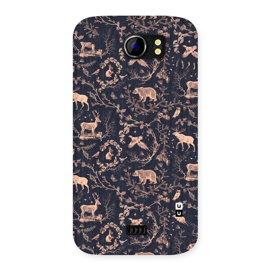 Beautiful Animal Design Back Case for Micromax Canvas 2 A110