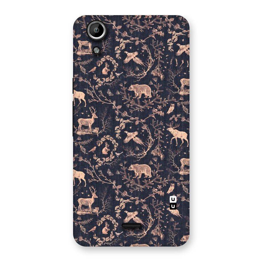 Beautiful Animal Design Back Case for Micromax Canvas Selfie Lens Q345