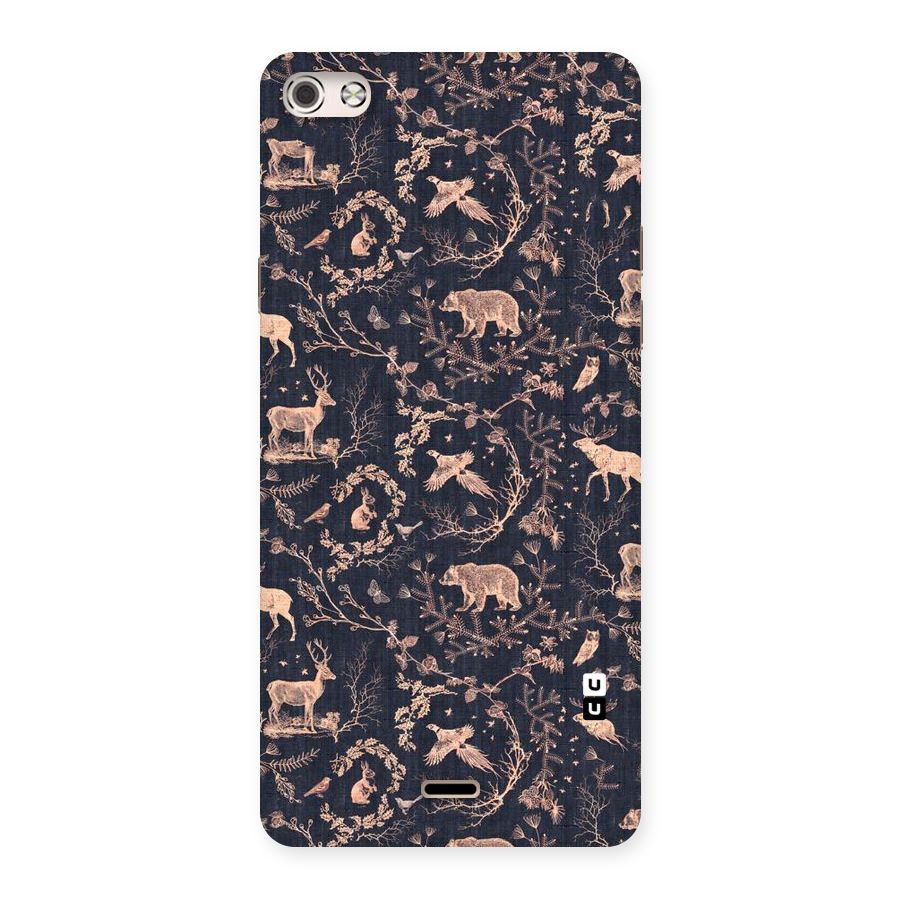 Beautiful Animal Design Back Case for Micromax Canvas Silver 5