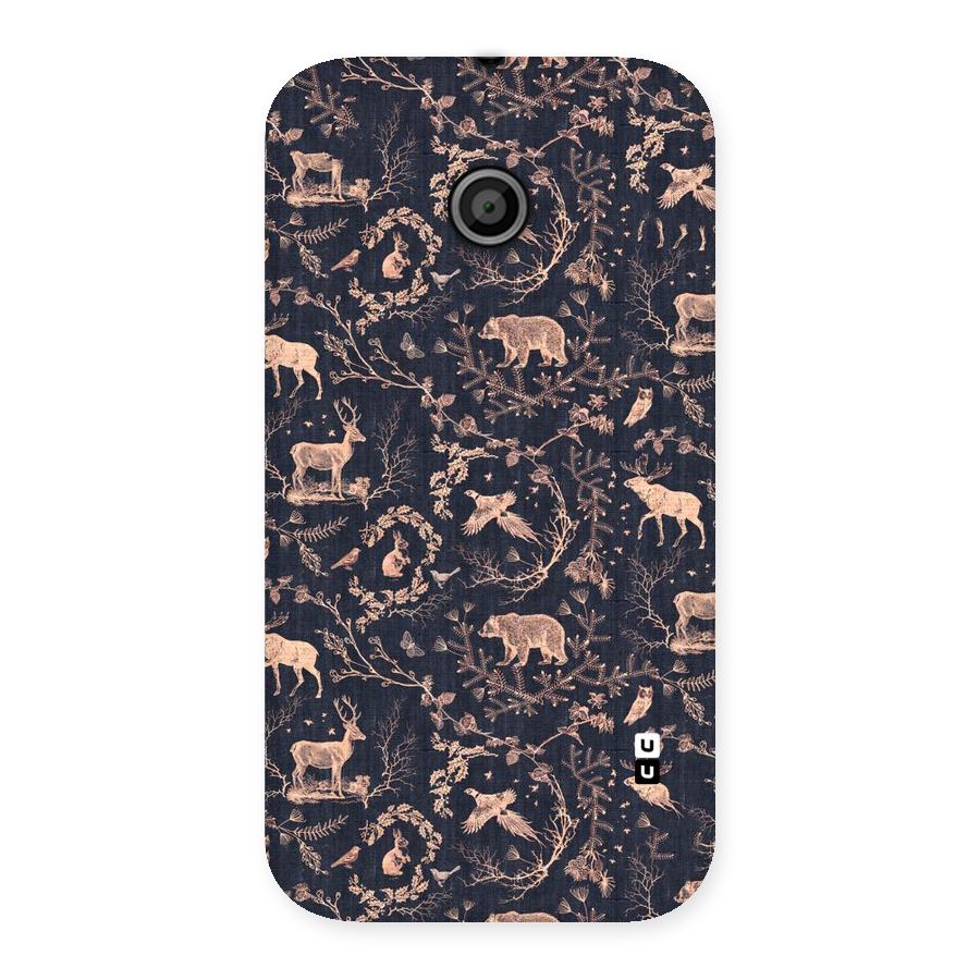 Beautiful Animal Design Back Case for Moto E