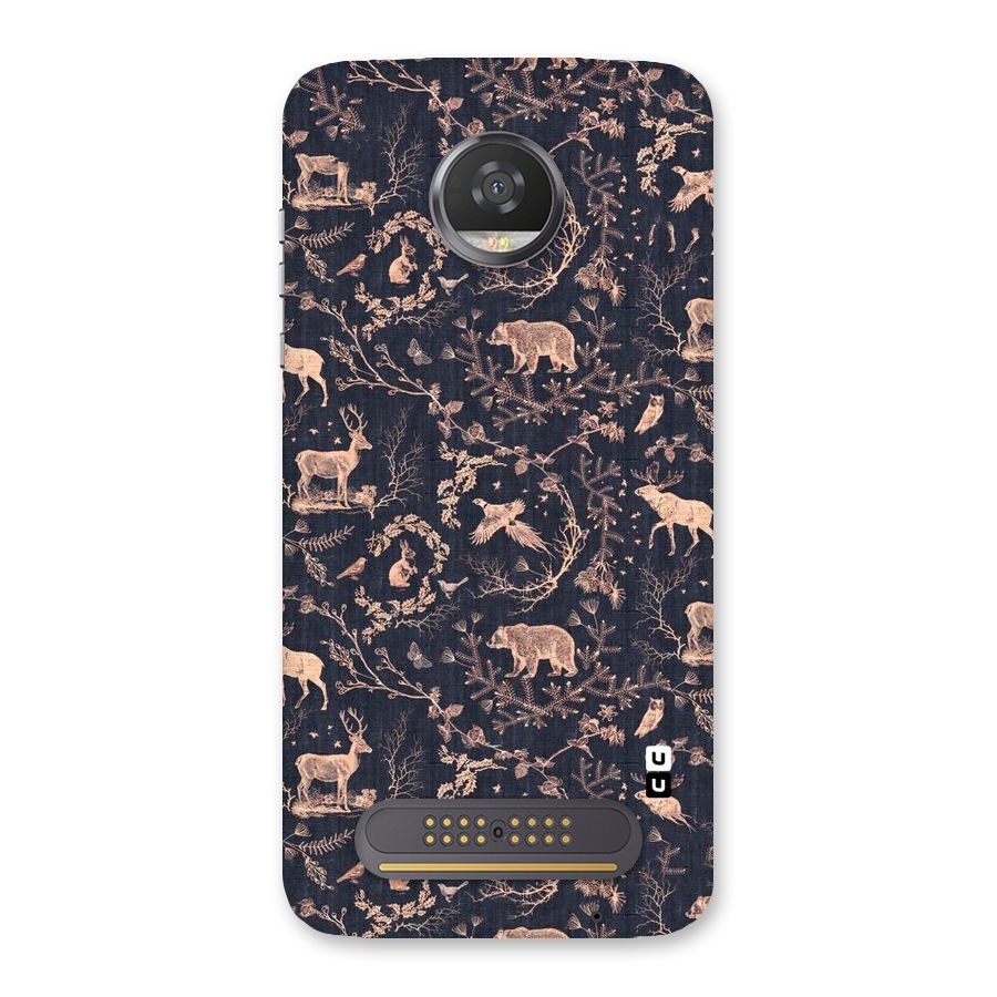 Beautiful Animal Design Back Case for Moto Z2 Play