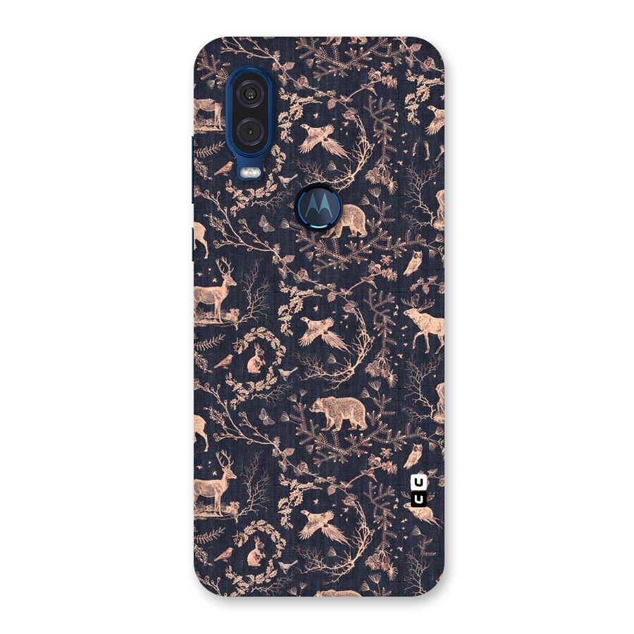 Beautiful Animal Design Back Case for Motorola One Vision