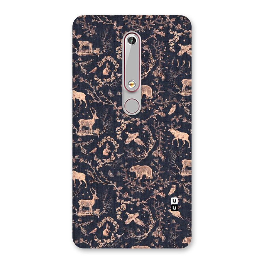 Beautiful Animal Design Back Case for Nokia 6.1