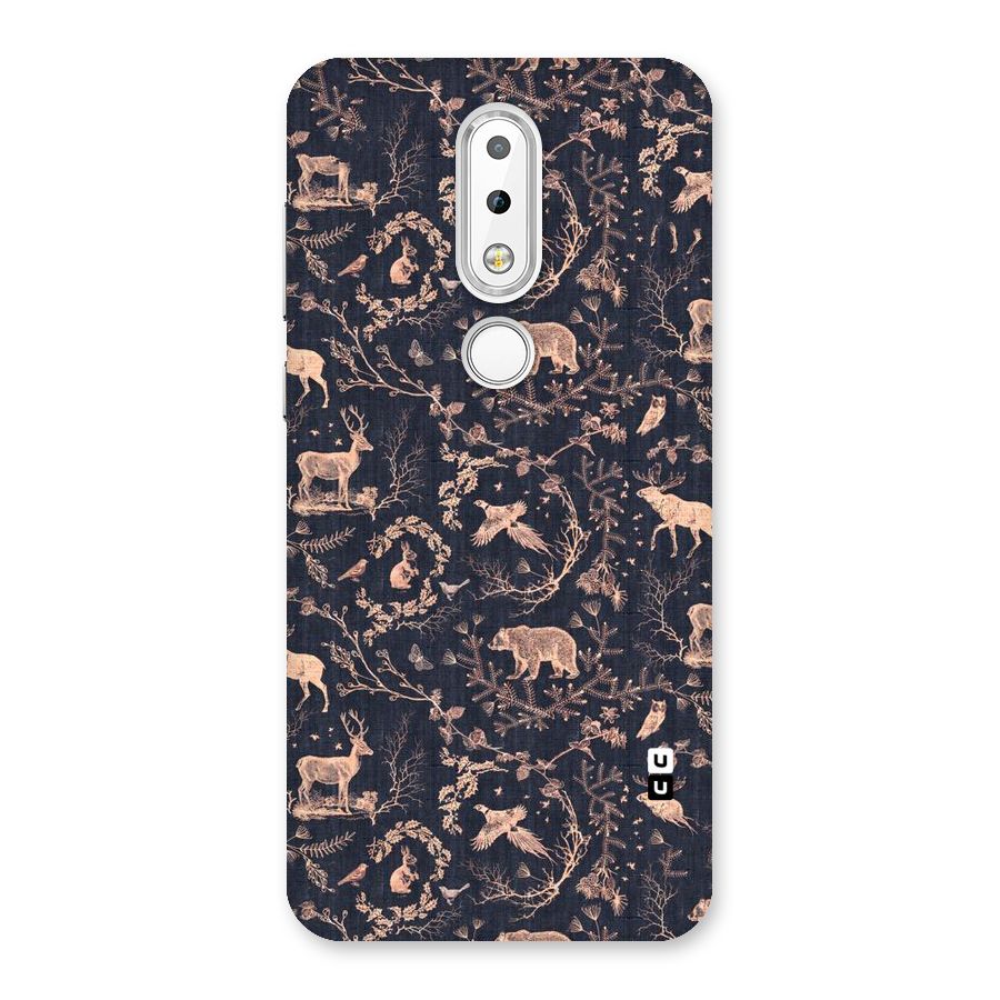 Beautiful Animal Design Back Case for Nokia 6.1 Plus