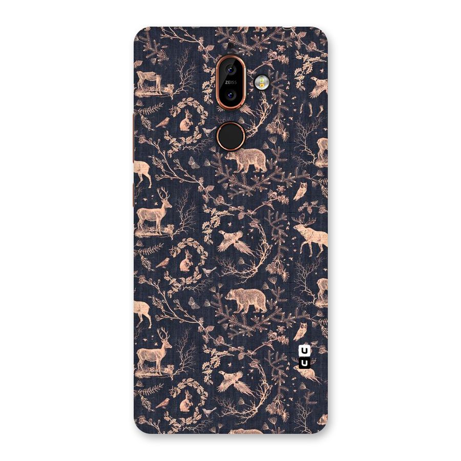 Beautiful Animal Design Back Case for Nokia 7 Plus