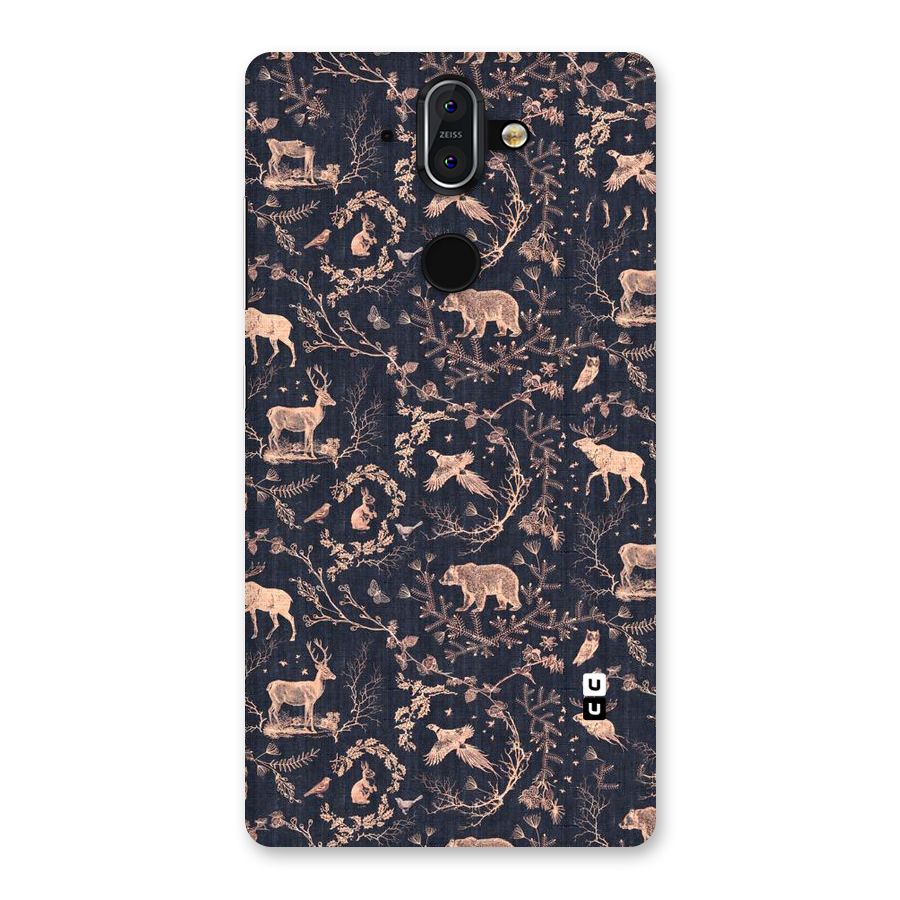 Beautiful Animal Design Back Case for Nokia 8 Sirocco