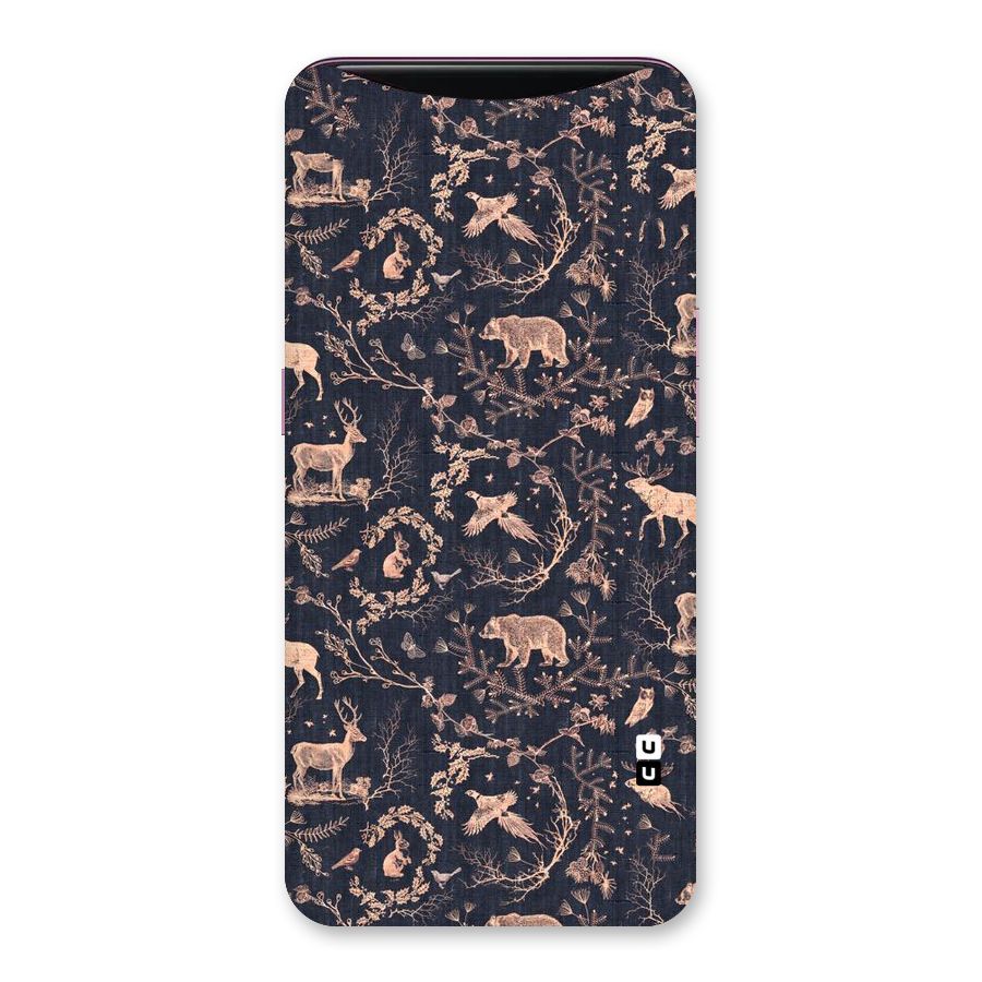 Beautiful Animal Design Back Case for Oppo Find X