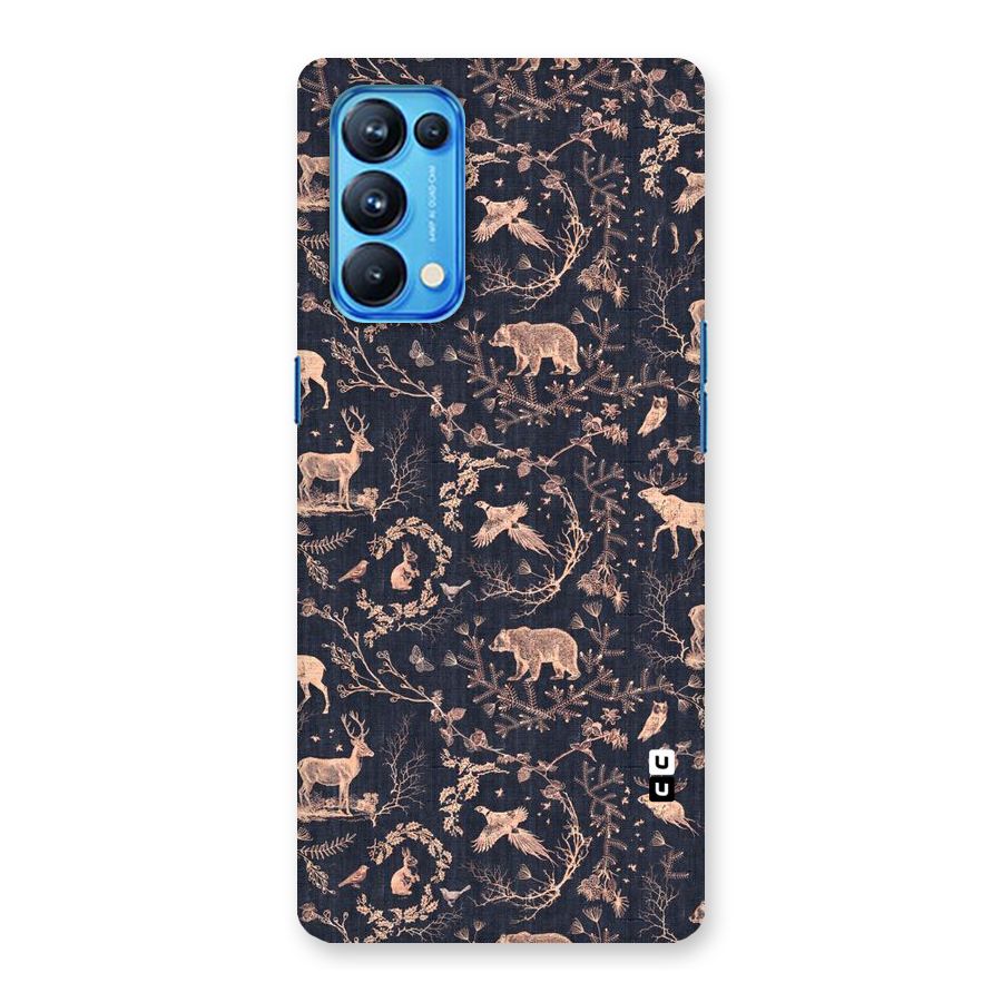 Beautiful Animal Design Back Case for Oppo Reno5 Pro 5G