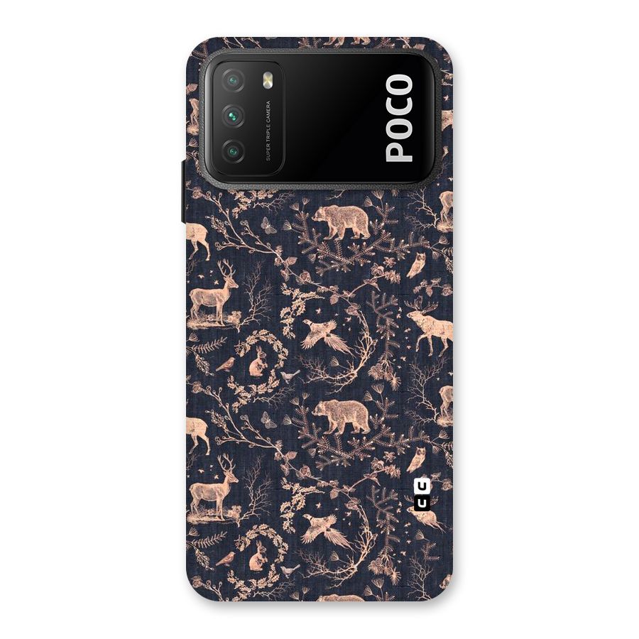 Beautiful Animal Design Back Case for Poco M3