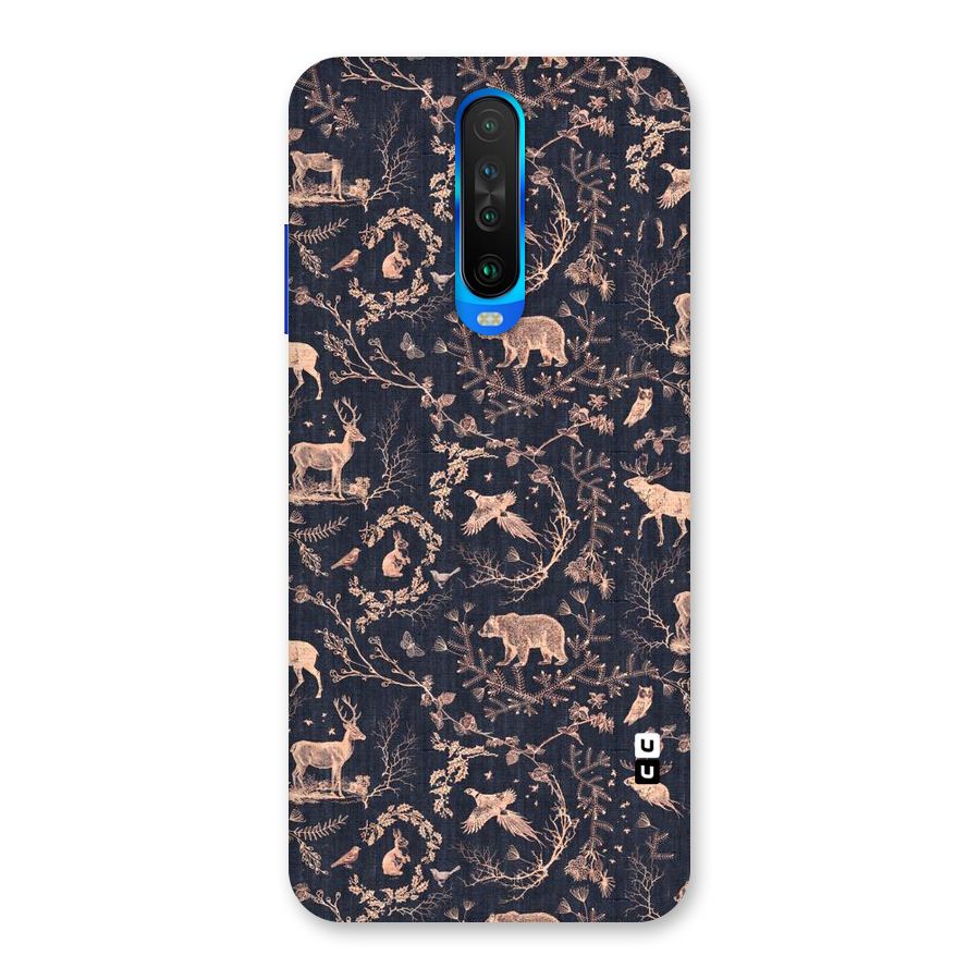 Beautiful Animal Design Back Case for Poco X2