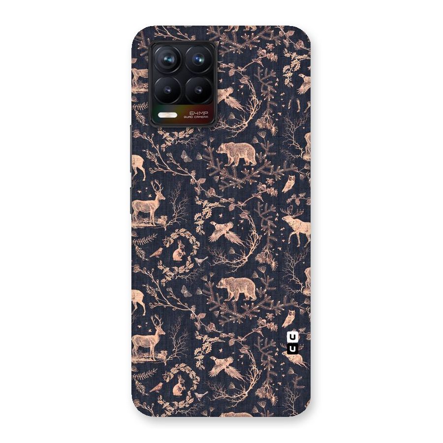 Beautiful Animal Design Back Case for Realme 8