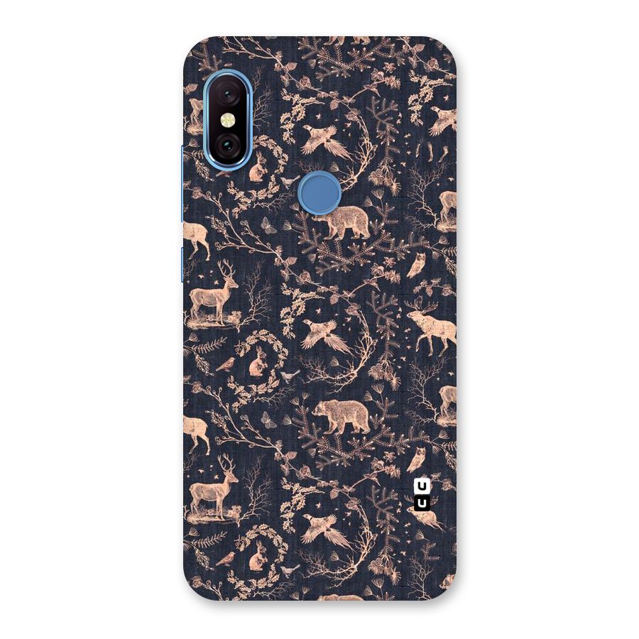 Beautiful Animal Design Back Case for Redmi Note 6 Pro