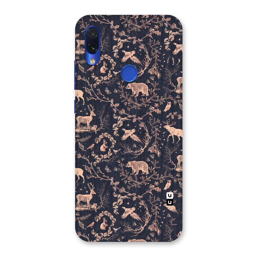 Beautiful Animal Design Back Case for Redmi Note 7