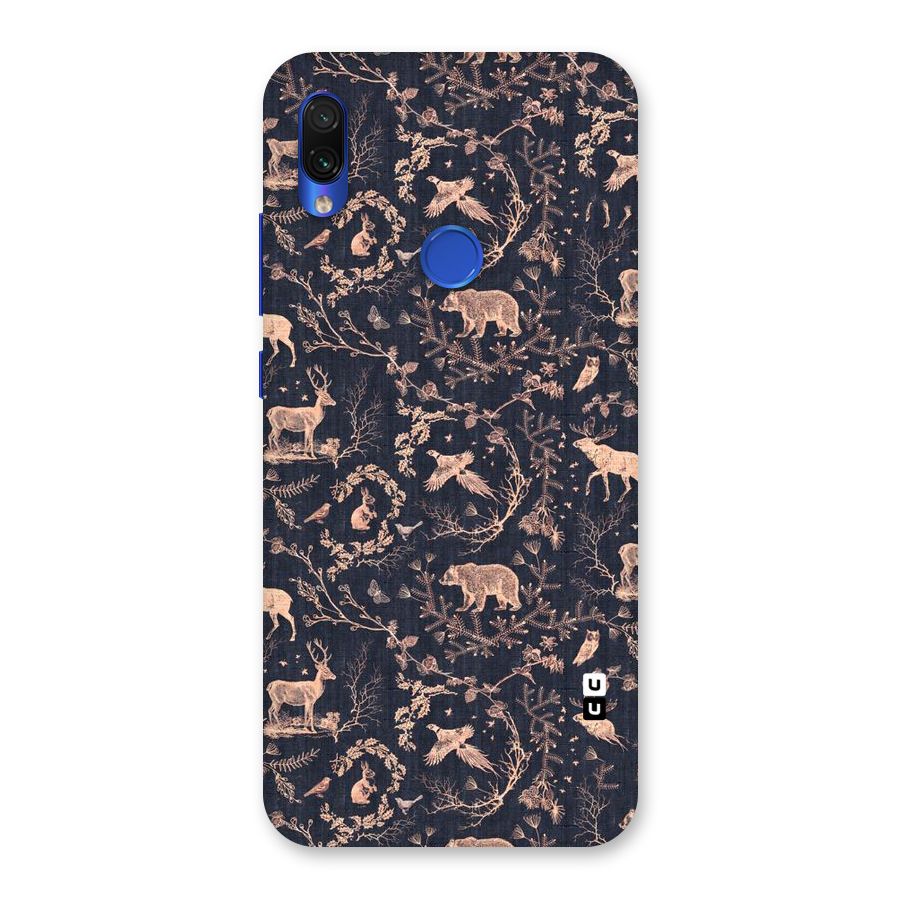 Beautiful Animal Design Back Case for Redmi Note 7S