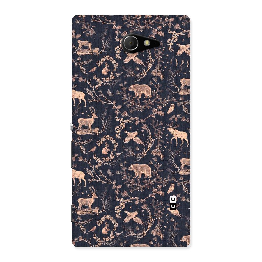 Beautiful Animal Design Back Case for Sony Xperia M2