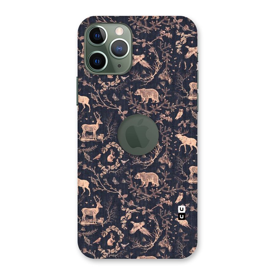 Beautiful Animal Design Back Case for iPhone 11 Pro Logo  Cut