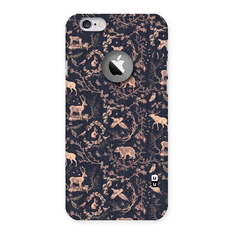Beautiful Animal Design Back Case for iPhone 6 Logo Cut