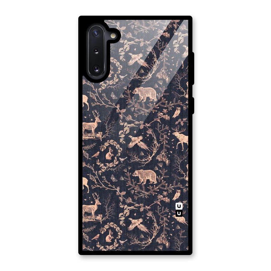 Beautiful Animal Design Glass Back Case for Galaxy Note 10