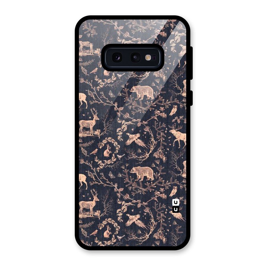 Beautiful Animal Design Glass Back Case for Galaxy S10e