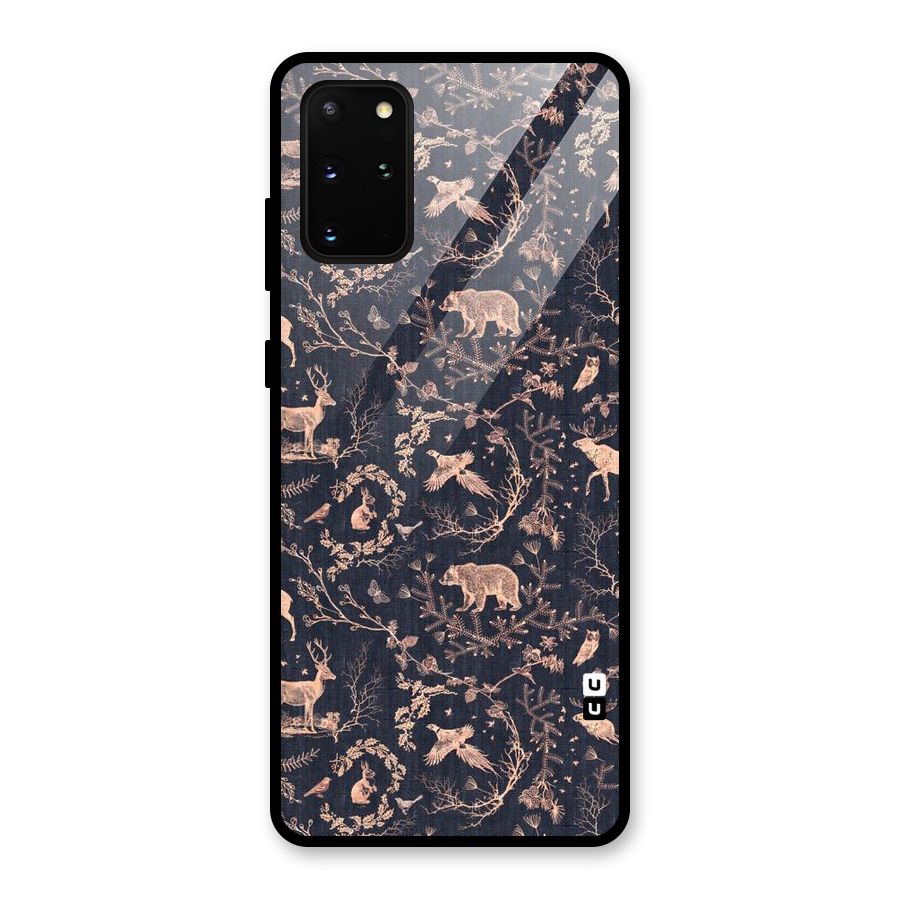 Beautiful Animal Design Glass Back Case for Galaxy S20 Plus