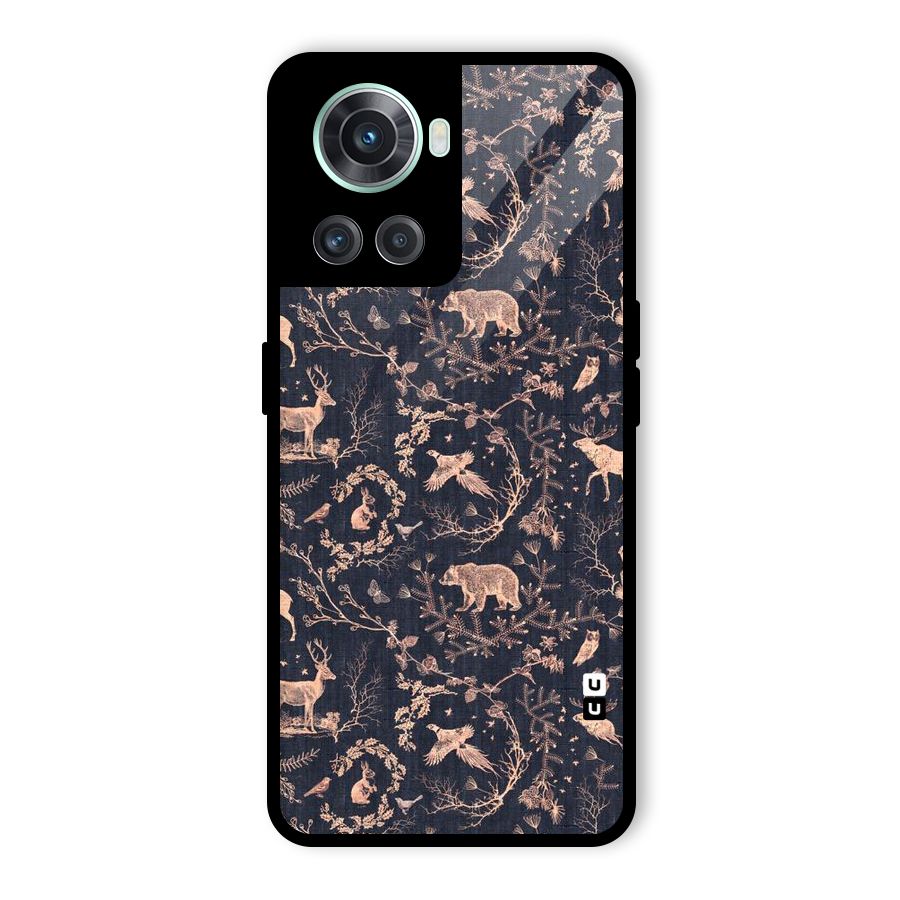 Beautiful Animal Design Glass Back Case for OnePlus 10R