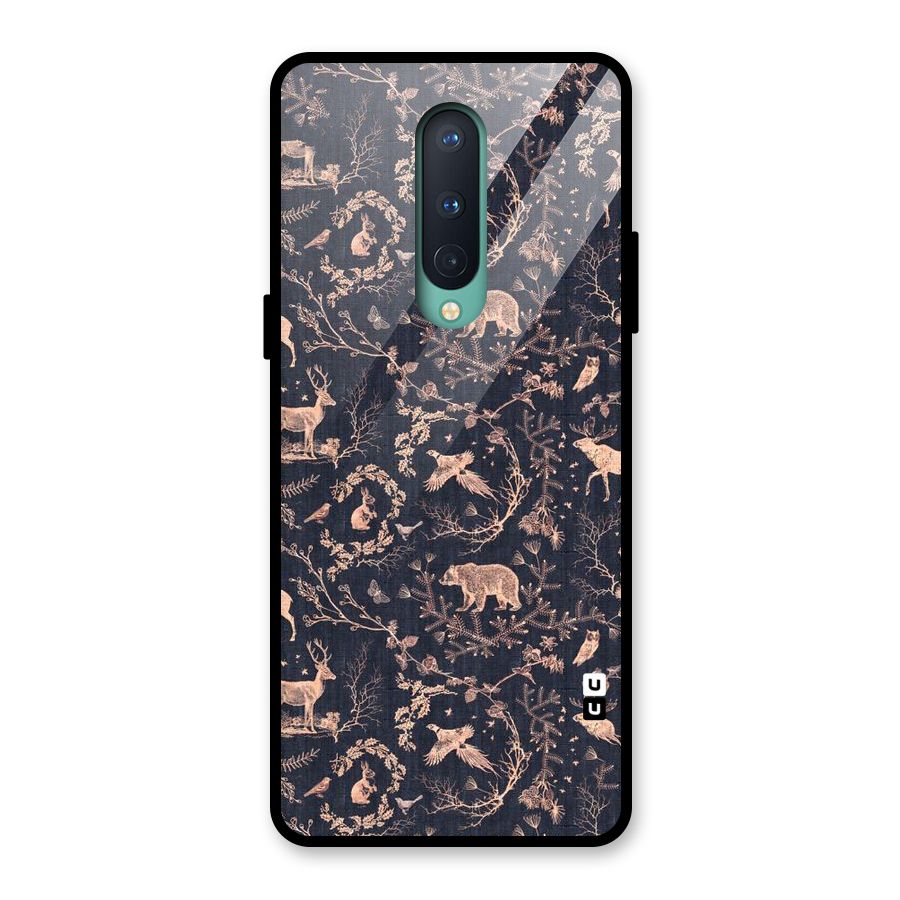 Beautiful Animal Design Glass Back Case for OnePlus 8