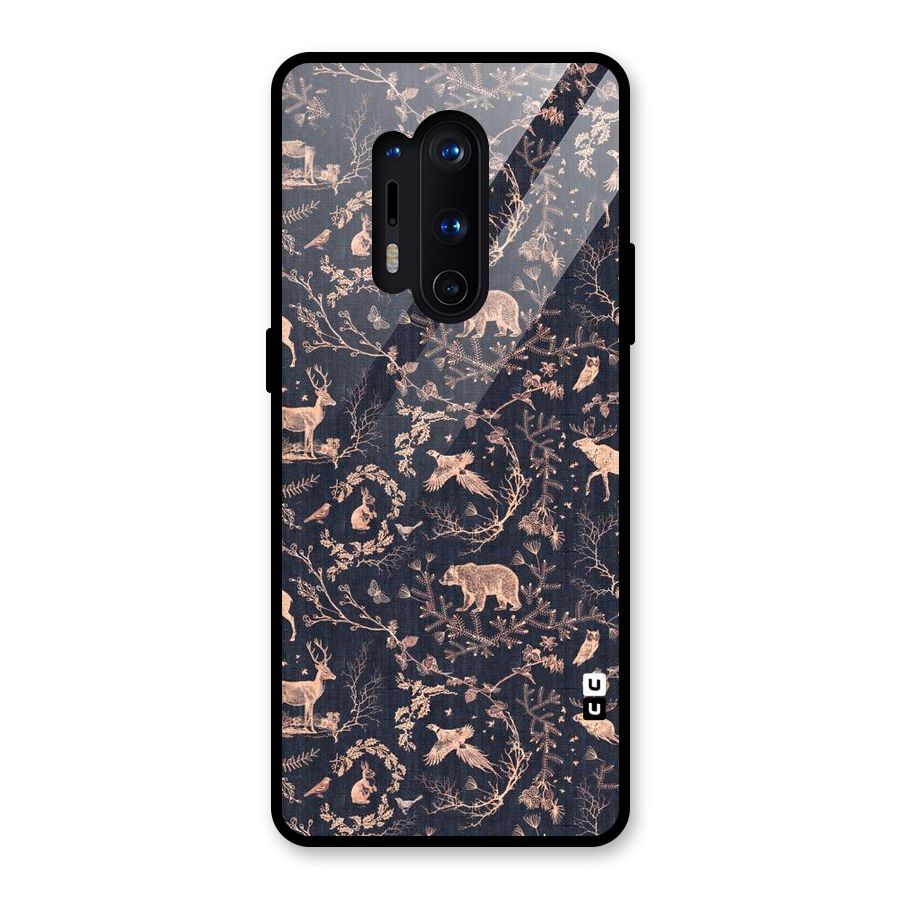 Beautiful Animal Design Glass Back Case for OnePlus 8 Pro