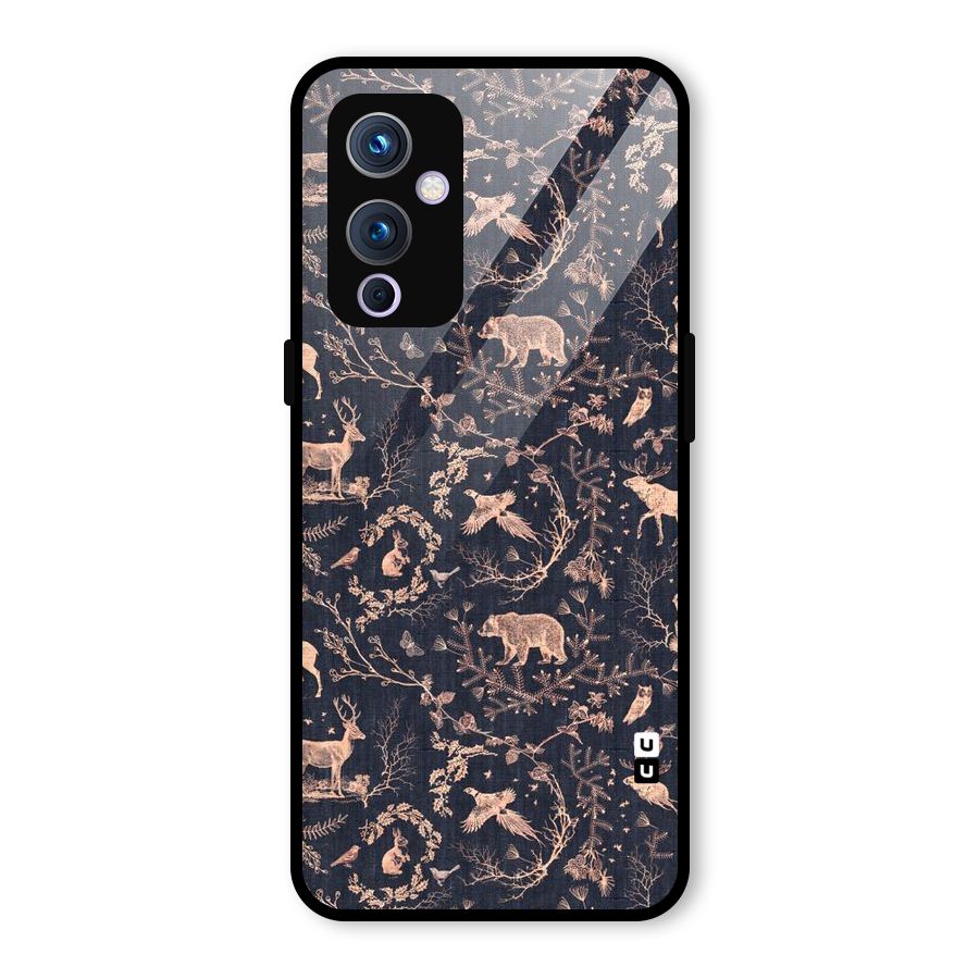 Beautiful Animal Design Glass Back Case for OnePlus 9