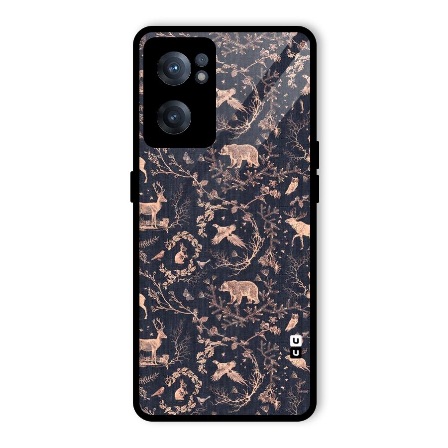 Beautiful Animal Design Glass Back Case for OnePlus Nord CE 2 5G