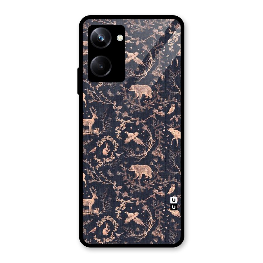 Beautiful Animal Design Glass Back Case for Realme 10 Pro