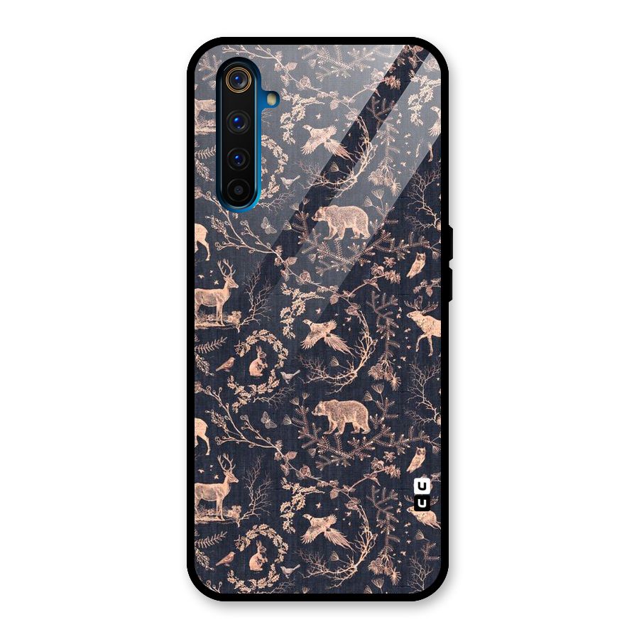 Beautiful Animal Design Glass Back Case for Realme 6 Pro